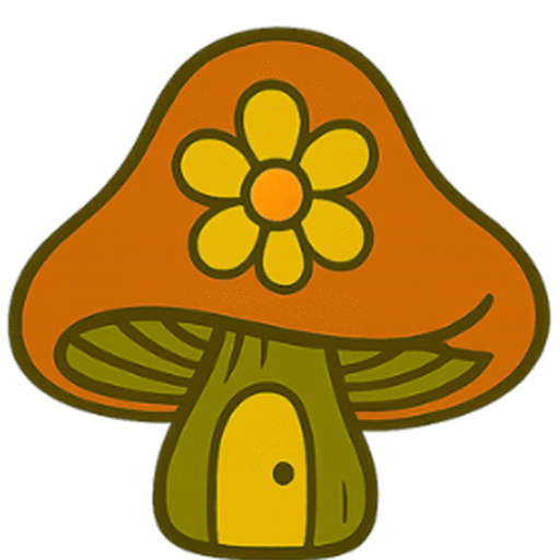 Mushroom Icon Kitschy Sales