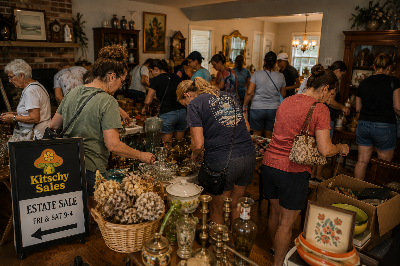 Kitschy Estate Sales in Tulsa OK drawing a crowd
